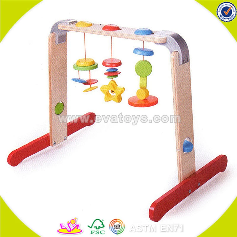 wholesale educational wooden baby gym for activity play W01A092