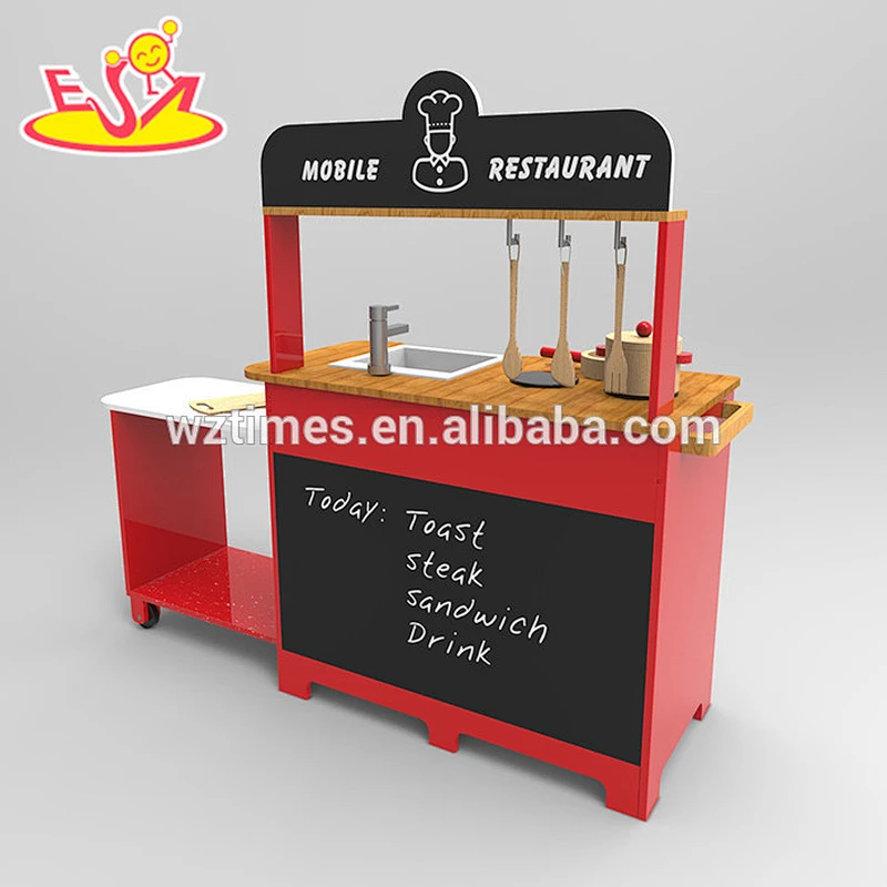 New design big wooden kitchen toy for kids W10C247