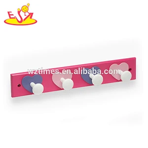 wholesale most popular lovely animal wooden baby coat hook for sale W09B020