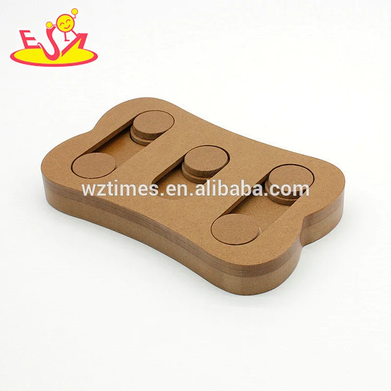 Wholesale unique style wooden cat pets interactive toy for animal W06F034