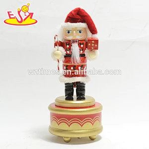 Wholesale traditional wooden nutcracker toy for adults as ornament gift W02A215