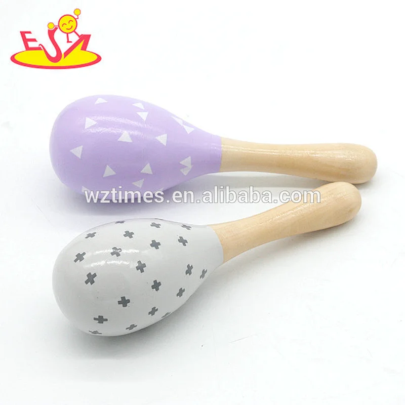 2018 Wholesale hottest funny maracas toy classical shaker musical instrument for toddler W07I136