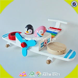 Wholesale kids teaching aid wooden musical instruments toy interesting wooden musical instruments toy W07A018