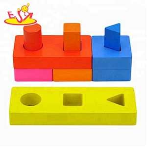 الجملة كتل التعليمية DIY شكل لعبة خشبية للأطفال W13D057