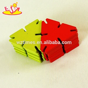 2018 wholesale baby wooden splicing toy educational kids wooden splicing toy top fashion children wooden splicing toy W03B055