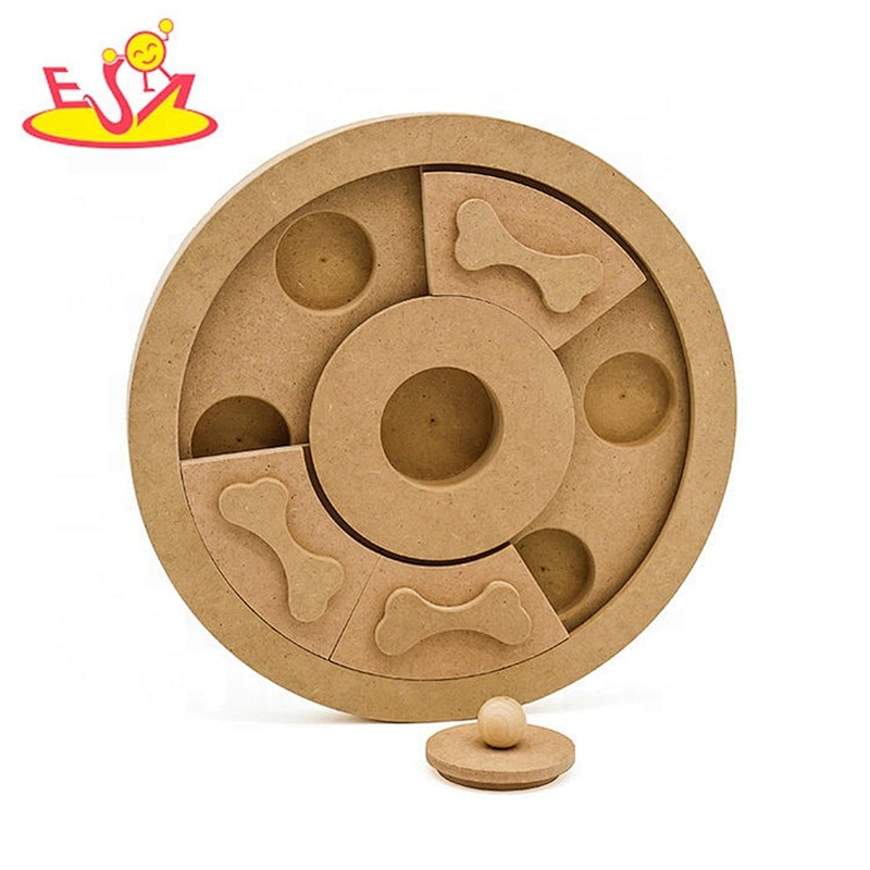 Free sample fun pets training wooden interactive dog toys for wholesale W06F104