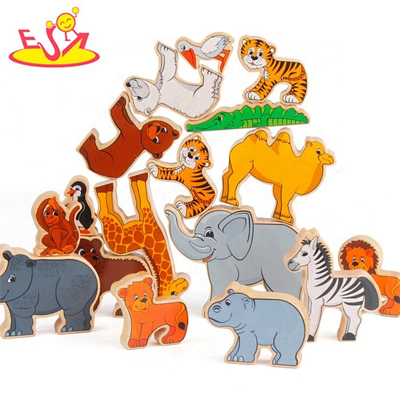 2018 wholesale wooden jigsaw puzzles for kids new design wooden jigsaw puzzles for kids animal jigsaw puzzles for kids W13A111