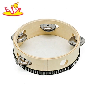 2020 wholesale educational musical wooden toy drum kit for toddlers W07F032