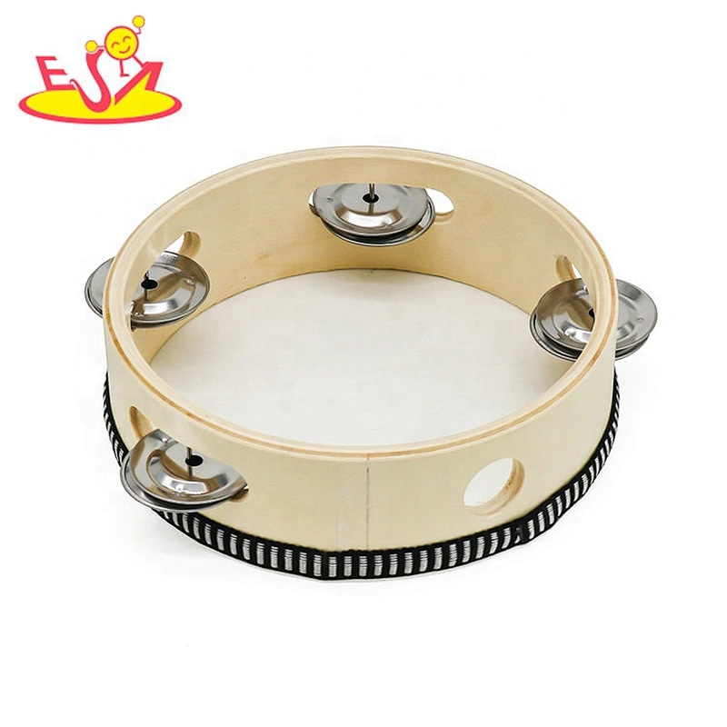 2020 wholesale educational musical wooden toy drum kit for toddlers W07F032