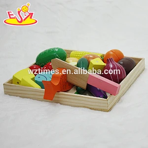 wholesale fashion popular children wooden cut fruit toy for sale W10B173