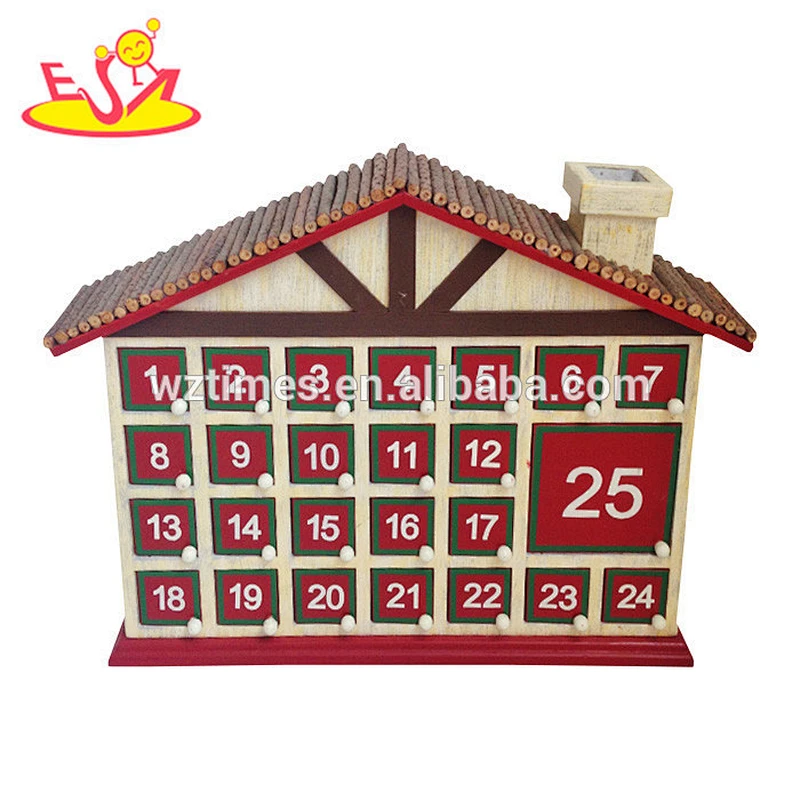 2018 wholesale baby wooden christmas gifts funny kids wooden christmas gifts calendar toy wooden christmas gifts W02A181