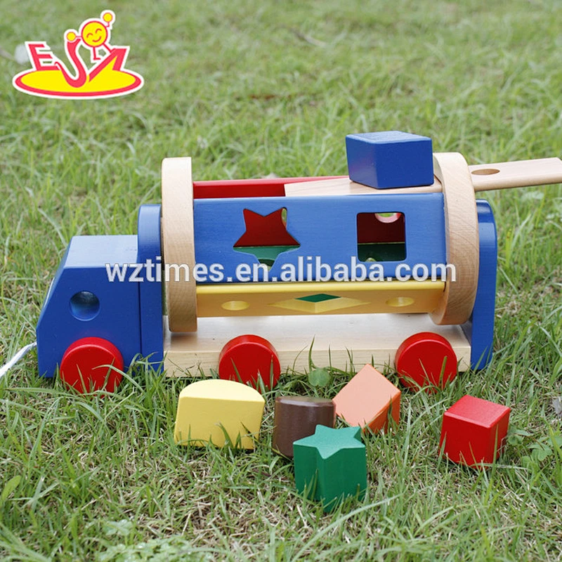 hot sale funny baby wooden push car for preschool W05C064