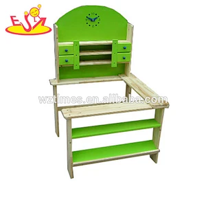 Оптовая крытый игра toddler деревянная игрушка магазина бакалеи используемая в детском саду W10A045