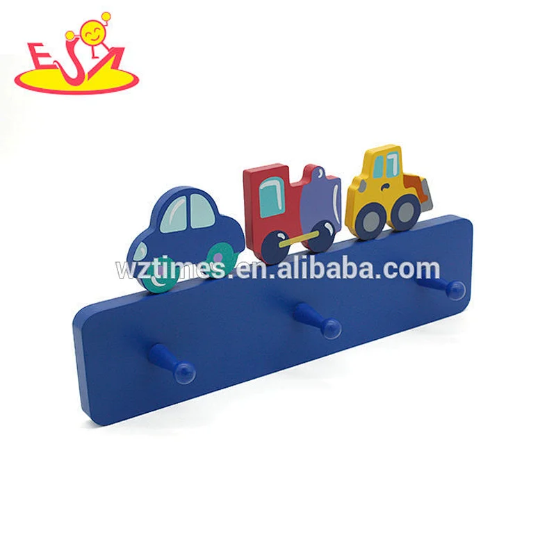Wholesale high value small clothes hangers wooden kids hangers for sale W09B077
