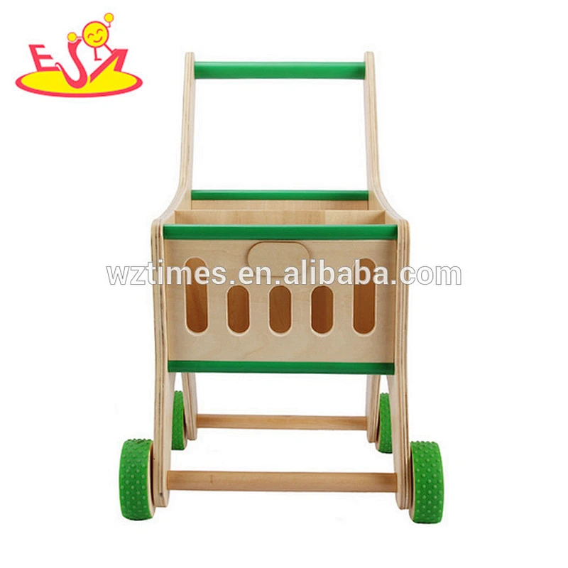 2018 wholesale wooden baby push along walker high quality wooden baby push along walker best baby push along walker W16E068