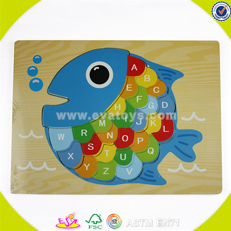 Wholesale top quality wooden clock toy educational children wooden clock toy lovely kids preschool teaching aid W14B041