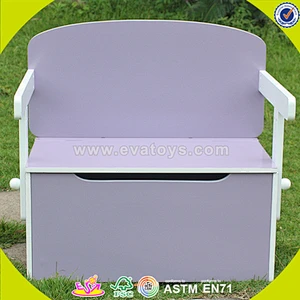 wholesale baby wooden storage box chair cheap kids wooden storage box chair popular children wooden storage box W08G017A