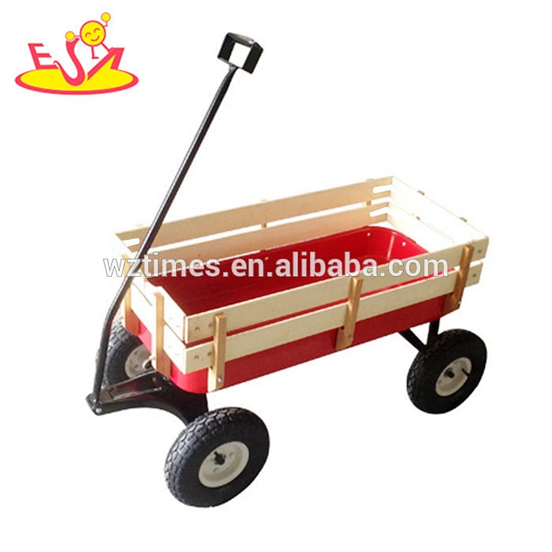 Hot sale early learning children wooden carriage stroller W16A028