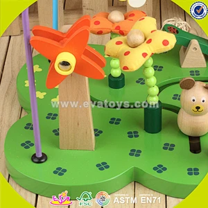 wholesale top fashion baby wooden toy beads popular kids wooden toy beads W11B073