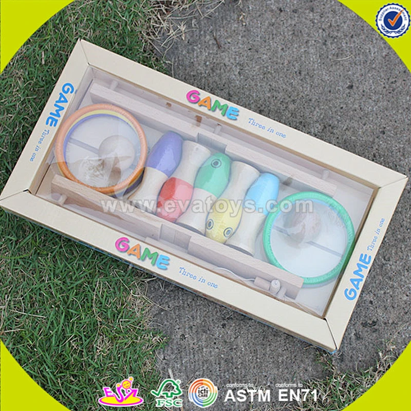 wholesale wooden ring fish toy , hot-selling wooden ring fish toy ,new design wooden magnetic fish toy W01A073