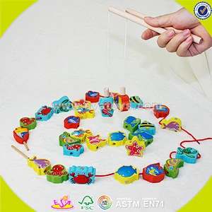 Wholesale Top fashion Wooden fishing toy Cheap Wooden fishing toy W01A084