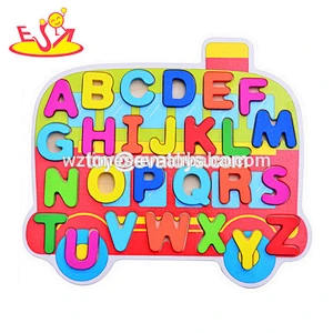 wholesale baby wooden preschool puzzles kids numbers wooden preschool puzzles educational preschool puzzles W14B047