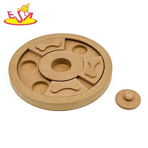 Free sample fun pets training wooden interactive dog toys for wholesale W06F104