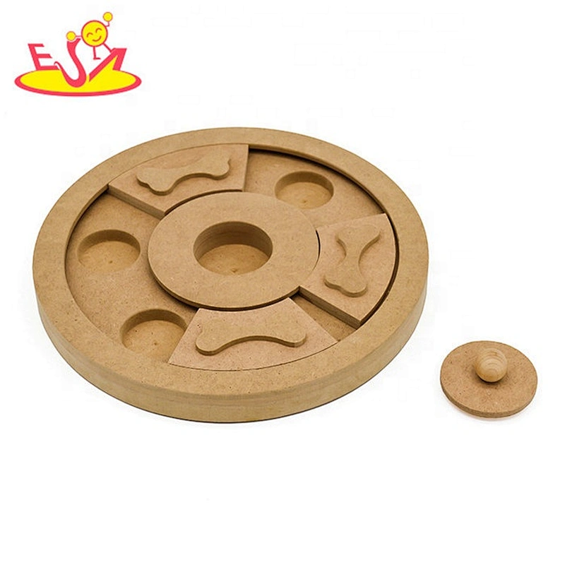 Free sample fun pets training wooden interactive dog toys for wholesale W06F104