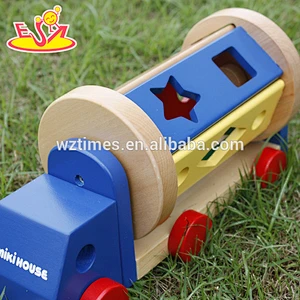 hot sale funny baby wooden push car for preschool W05C064