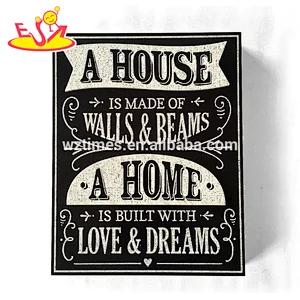 Wholesale newest wooden modern wall art for kids use W09D061