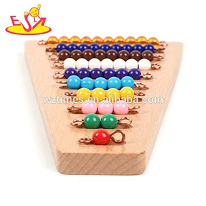 Wholesale top fashion teaching means numbers wooden bead toy for sale W12F027