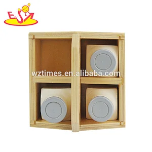 2018 neue stil süße baby holzspielzeug milchflaschen mit box W10B192