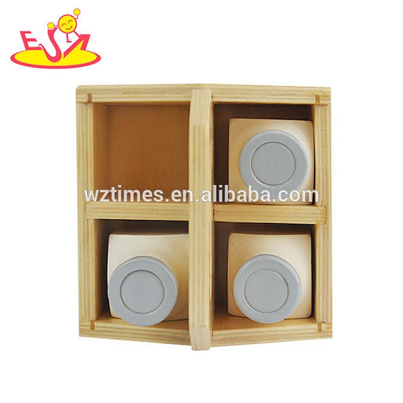 2018 neue stil süße baby holzspielzeug milchflaschen mit box W10B192