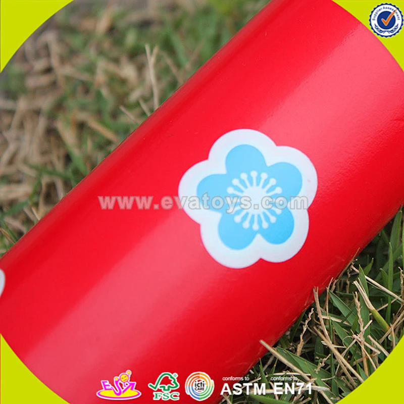 wholesale top sale Wooden music Jingle stick toy,Child Music instrument set toy,Wonderful red jingle stick toy W07I119