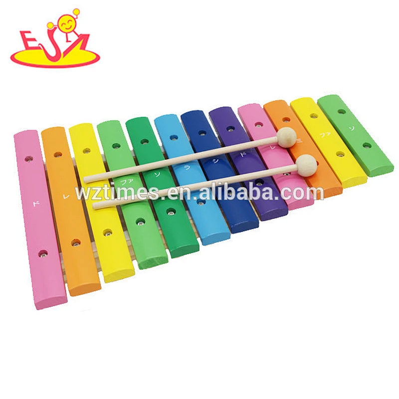 Wholesale wonderful percussion toy children wooden xylophone sticks toy W07C046