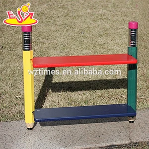Wholesale wonderful toddler wooden wall shelf used to placing items W08C089