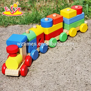 2018 wholesale wooden kids train toy funny wooden kids train toy educational wooden kids train toy W04A280