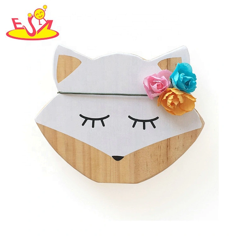 Most popular bear shape wooden ornament crafts for babies W02A364