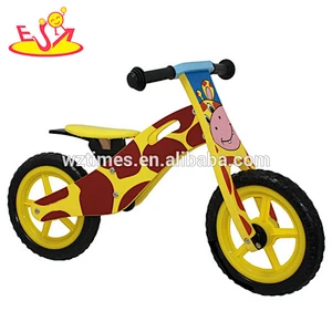 Wholesale learning ride wooden walking balance bike for baby W16C065