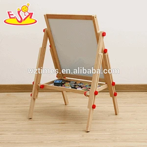 2018 wholesale new products kids wooden blackboard easel best sale children wooden blackboard easel W12B107