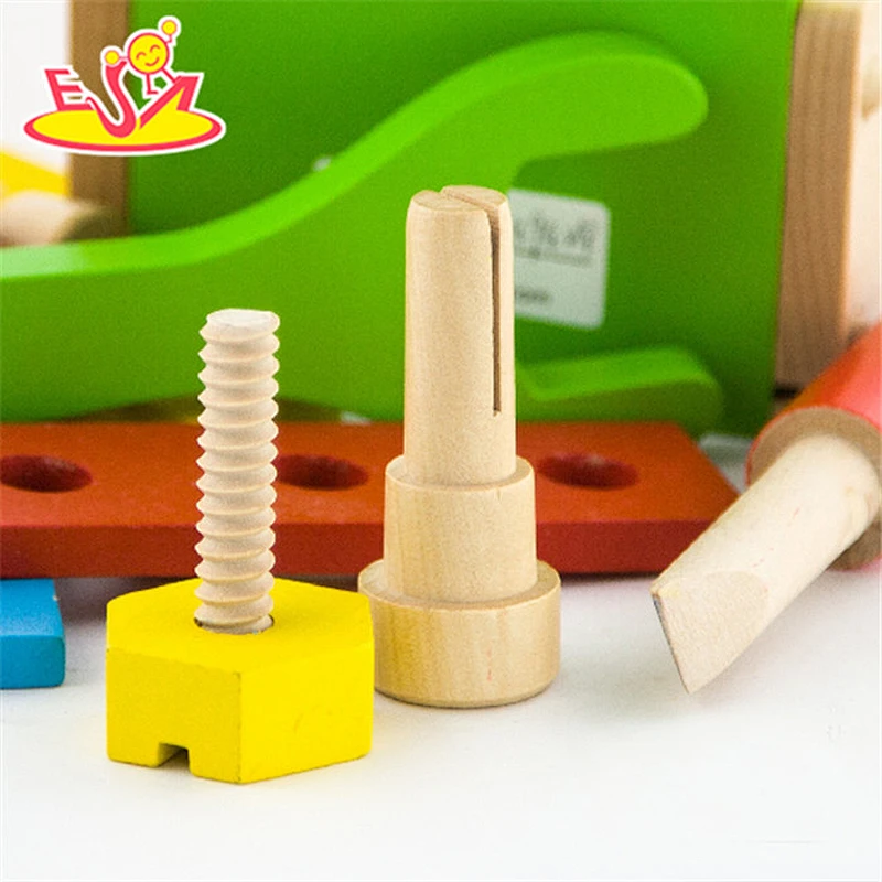 Wholesale new kids wooden diy tools toy for early learning W03D032