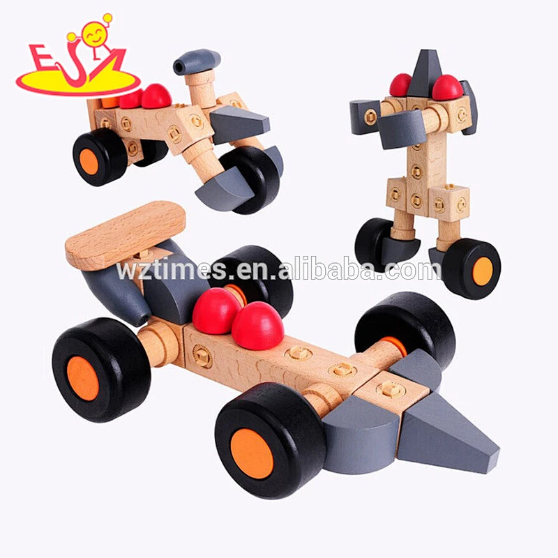 Wholesale funny kids small banana wooden cars new design children small banana wooden cars W04A343