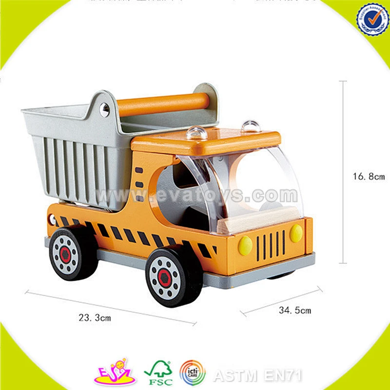 wholesale baby wooden delivery truck toy fashion kids wooden delivery truck toy child wooden delivery truck toy W04A145