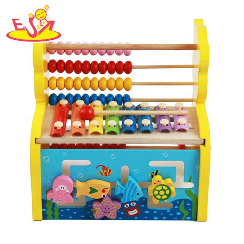 Hölzerner Spielzeugsortierer der neuen Ankunftshausform 2018 für Baby W12D103