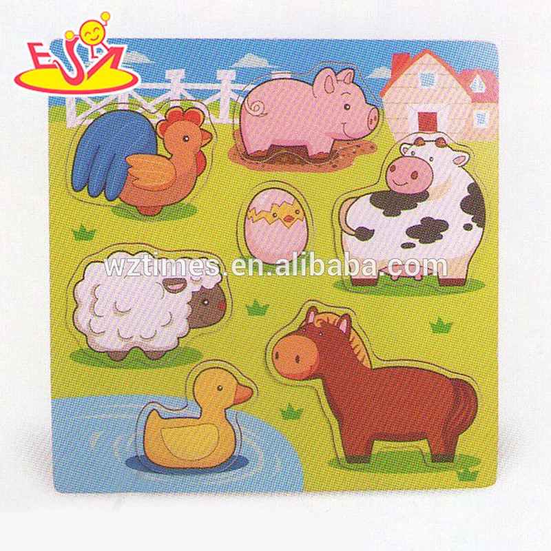 wholesale baby 7-piece wooden puzzle fashion kids 7-piece wooden puzzle children 7-piece wooden puzzle W14L002