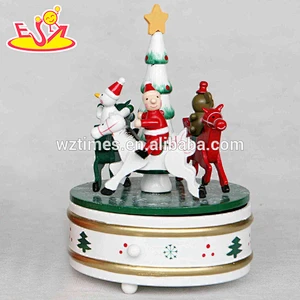 wholesale baby wooden mini music box christmas kids wooden mini music box W07B010B