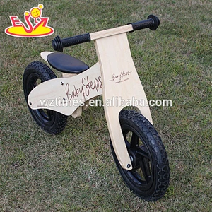 2018 New design baby wooden balance bike wholesale wooden balance bike log wooden balance bike for toddlers W16C156