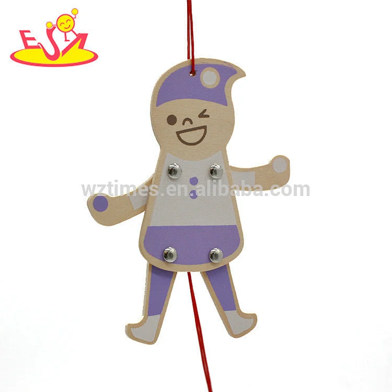 New hottest play string wooden marionette puppet for baby W01A309