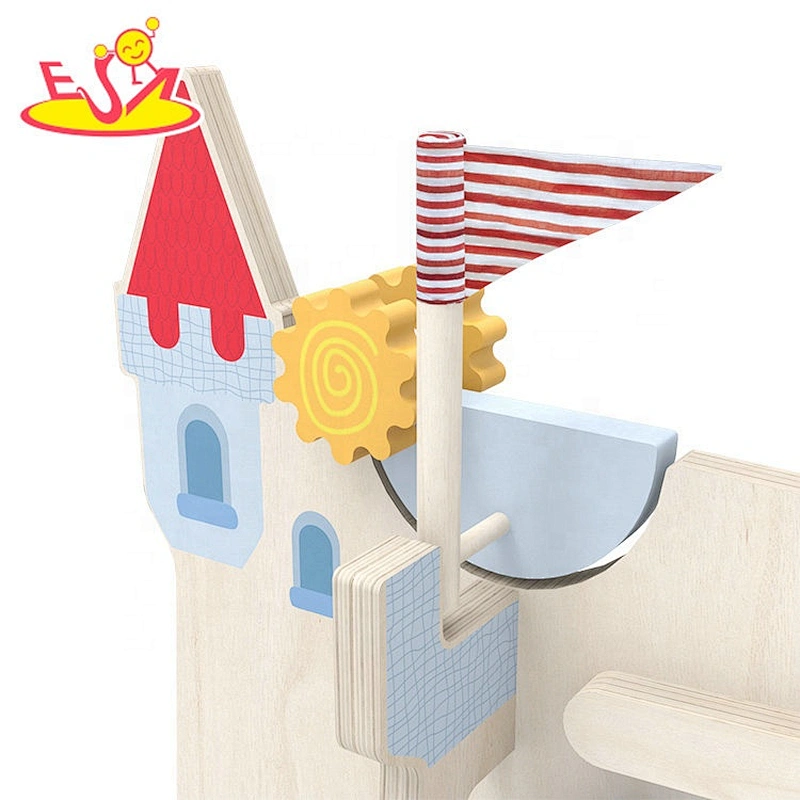 2019 New design mini wooden toy car race track for kids W04E081
