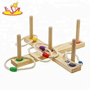 High quality children educational wooden toss game for yard W01D001